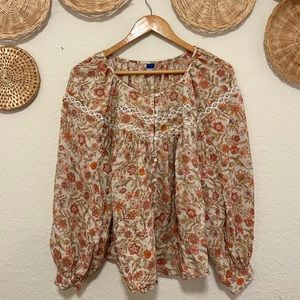 Floral blouse